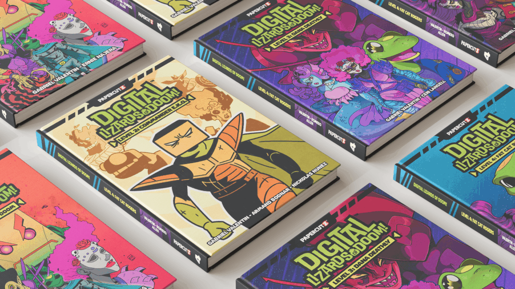 Digital Lizards of Doom series collection that powers the Dizzy Doom Kids graphic novels in the classroom curriculum